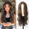 Mixed Brown-Middle Parting