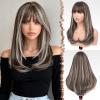 Brown Mixed Grey Highlight